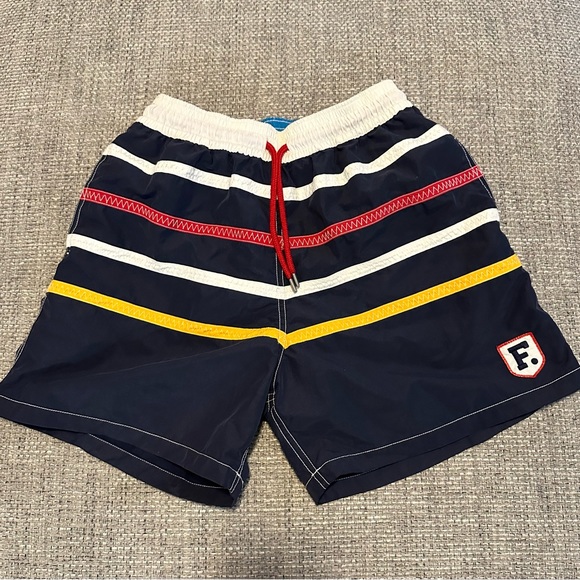 Faconnable Swim Shorts Mens Navy Azur Trunk Suit Beach Wear Medium - Picture 2 of 8